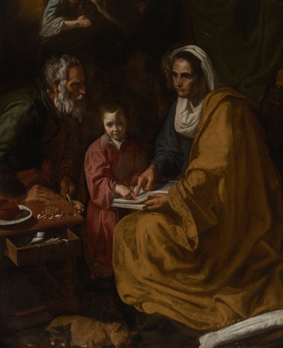 La educación de la Virgen de Diego Velázquez